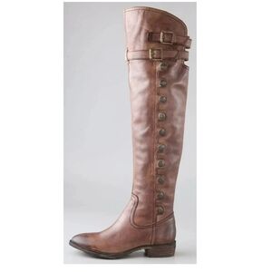 Sam Edelman knee riding boots brown sz 6 new brown leather